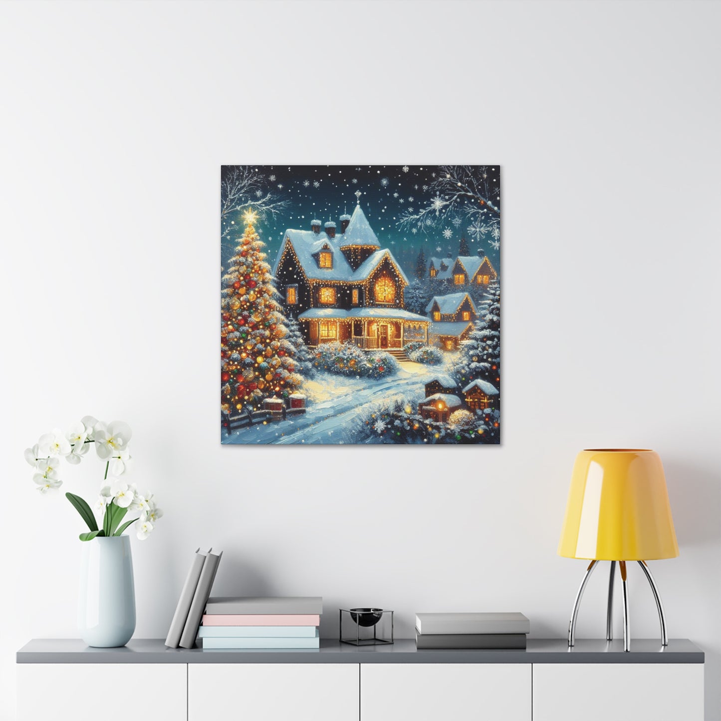 Christmas Wall Art for the Livingroom - Canvas Wall Art Deals. Noel-themed Artwork