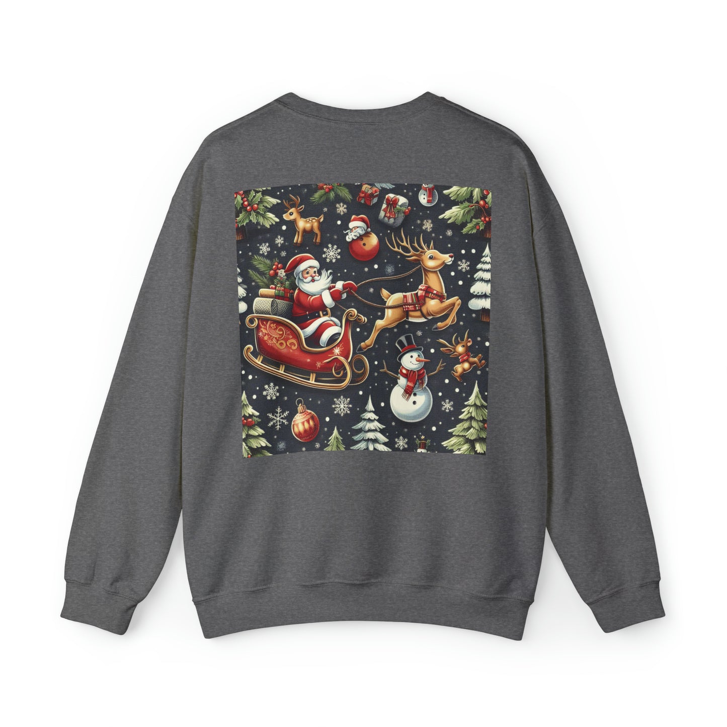 Festive Cozy Christmas Sweatshirt. Unisex Heavy Blend™ Crewneck Sweatshirt