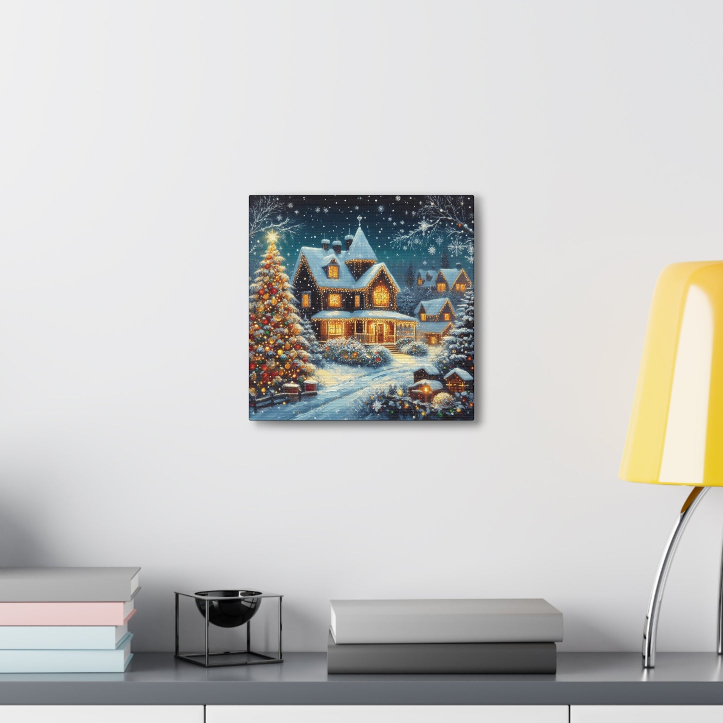Christmas Wall Art for the Livingroom - Canvas Wall Art Deals. Noel-themed Artwork