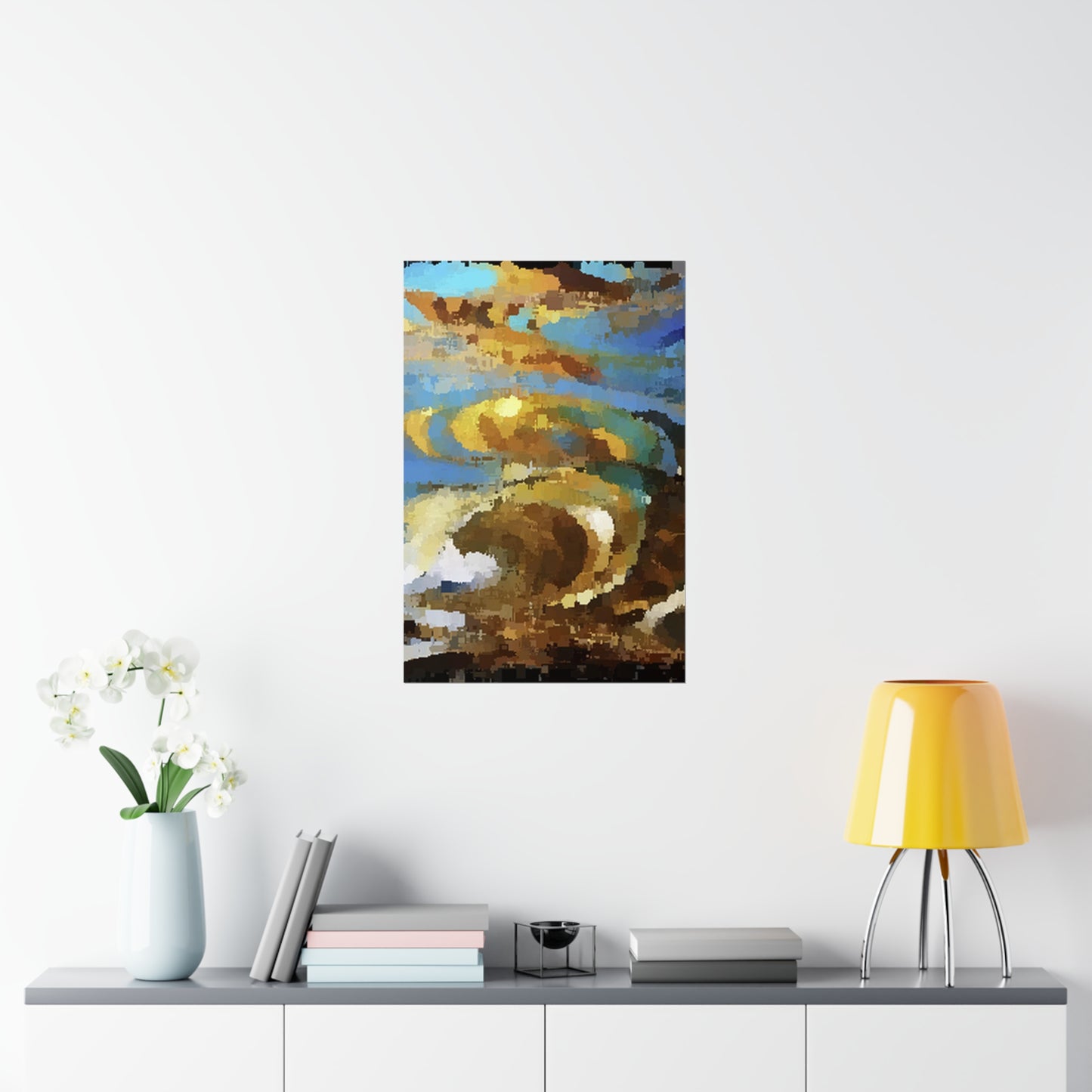 Art of Apparel - Swirl - Premium Matte Vertical Posters