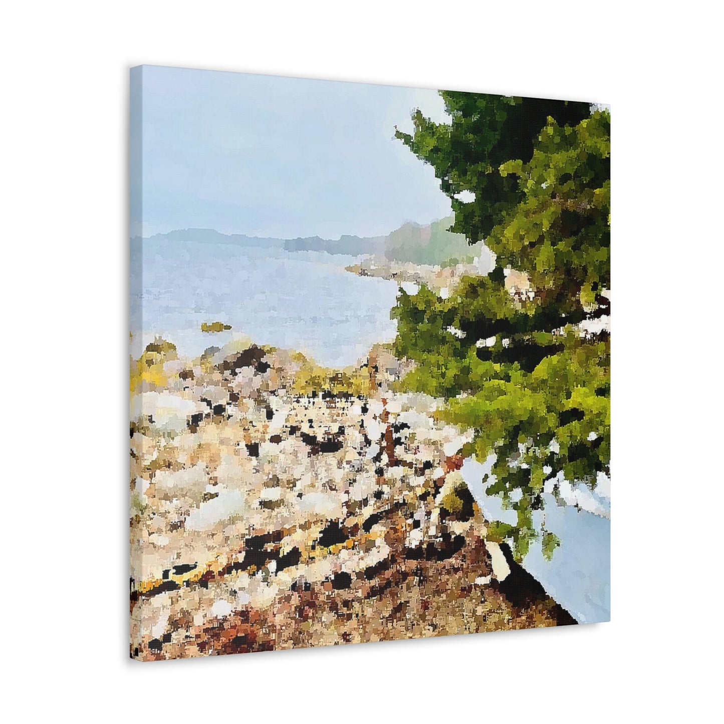 Canvas Gallery Wraps - Lake Coast View